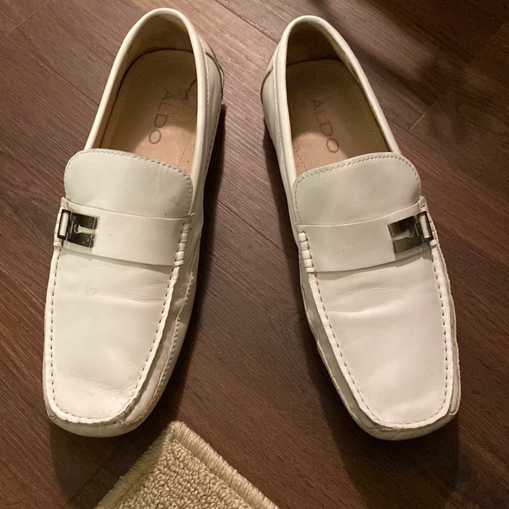 ALDO White loafers SZ 44